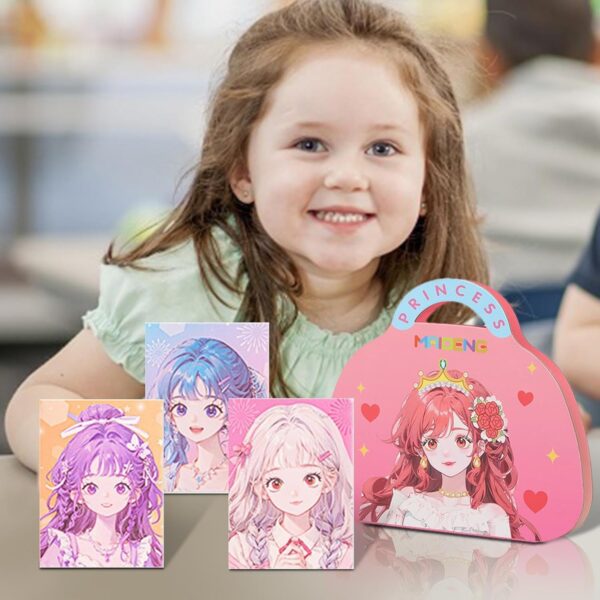 71zE-qChLmL._AC_SL1500_ Prinzessinnen Make-Up Spielset für Kinder – Kreatives Schmink- & Bastelset mit Glitzer, Stickern & Diamanten (ab 3 Jahren)