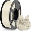 75de5ed5b13ee149a895ba20402d7220-1.jpg SUNLU 3D Drucker Filament ABS 1,75 mm Cremeweiß/White, 1 kg Spule, Toleranz ±0,02 mm, 3D Printer Filament für FDM 3D Drucker