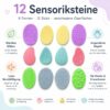 890cd3f8a073250a9bc00b084a26333e.jpg Sensoriksteine Fidget Toys Set – 12 Stück Anti-Stress Sensory Stones aus Silikon