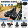 8cfb8c3f28ca4e439c36451d281f2454.jpg Komfort Fahrradsattel Gel mit Aussparung – ergonomischer Fahrradsitz inkl. Regenschutz, Werkzeug & Anleitung