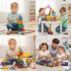 MAG-BLOCK Magnetbausteine Set – 56 Teile | Kreatives Lernspielzeug für Kinder ab 3 Jahren