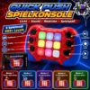 QUICK PUSH Spielkonsole für Kinder – Reaktionsspiel mit Licht, Sound & 5 Spielmodi