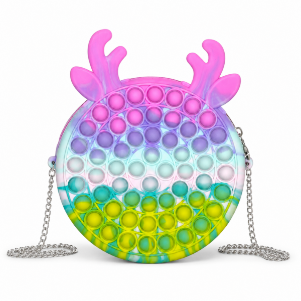 Pop-it Kindertasche im Rentier-Design