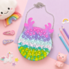 Pop-it Kindertasche im Rentier-Design