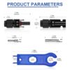 a849dd270360321000d80cc36e469f58.jpg MC4 Solarstecker Set 50 Paar (100 Stück) inkl. Werkzeug – IP67 wasserdicht | PV Stecker für Solarkabel