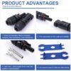 a956c69067851edd4d9c618c1a949823.jpg MC4 Solarstecker Set 50 Paar (100 Stück) inkl. Werkzeug – IP67 wasserdicht | PV Stecker für Solarkabel