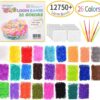 bf9b1d875a58f75c19101d6ee26981b9.jpg Loom Bands Set 12750-teilig, 26 Farben, inklusive 500 Clips & 6 Häkelnadeln – Kreativset für Armbänder, Ringe und DIY Schmuck