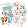 c4baa2d36119f0116b6f36df4a4a2dff.jpg Kinder-Küchenset mit Kochzubehör & Aufbewahrun