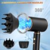 Profi Haartrockner mit 2400W & Ionen-Technologie – Schnelles, schonendes Haarstyling