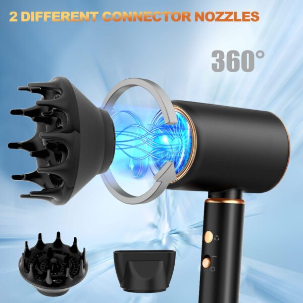 Profi Haartrockner mit 2400W & Ionen-Technologie – Schnelles, schonendes Haarstyling