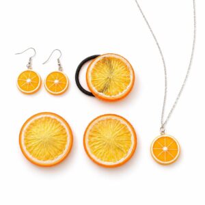cfe9ee8f3193615489ad1bccaf1c6c70.jpg Sommer Schmuckset Orange – Kette, Ohrringe, Ha