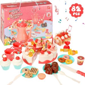 d21a89be77447751c012d6944c0d1495.jpg 82-teiliges DIY-Geburtstagstorten-Spielset mit Licht und Musik
