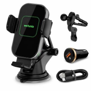 d863476b5003256986805167e9d39ca3.jpg Auto Handyhalterung mit Qi-Ladefunktion 15W – Smartphone Halterung fürs Auto mit Saugnapf & Lüftungsclip, 360° drehbar