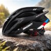 e4ff6070236c51ec28440580d10d248b-3.jpg Fahrradhelm Erwachsene, verstellbar, mit Belüftung, aerodynamisches Design, sportlicher Fahrrad Schutzhelm für Rennrad, MTB & City – Schwarz